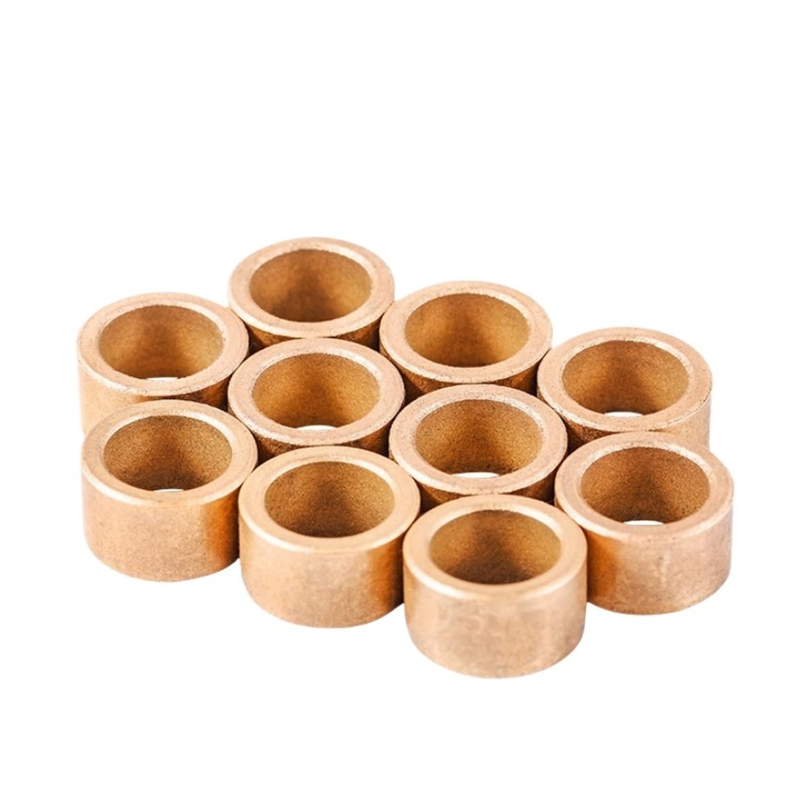 10 douilles en laiton de 10 mm de diamètre intérieur.