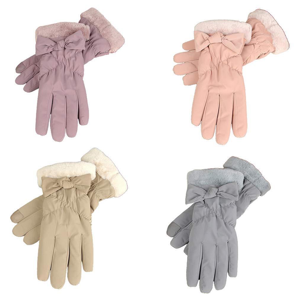 Guanti Invernali Donna Touchscreen | Fodera In Lana | Per Ciclismo E Outdoor | Caldi E Morbidi - Foto 8