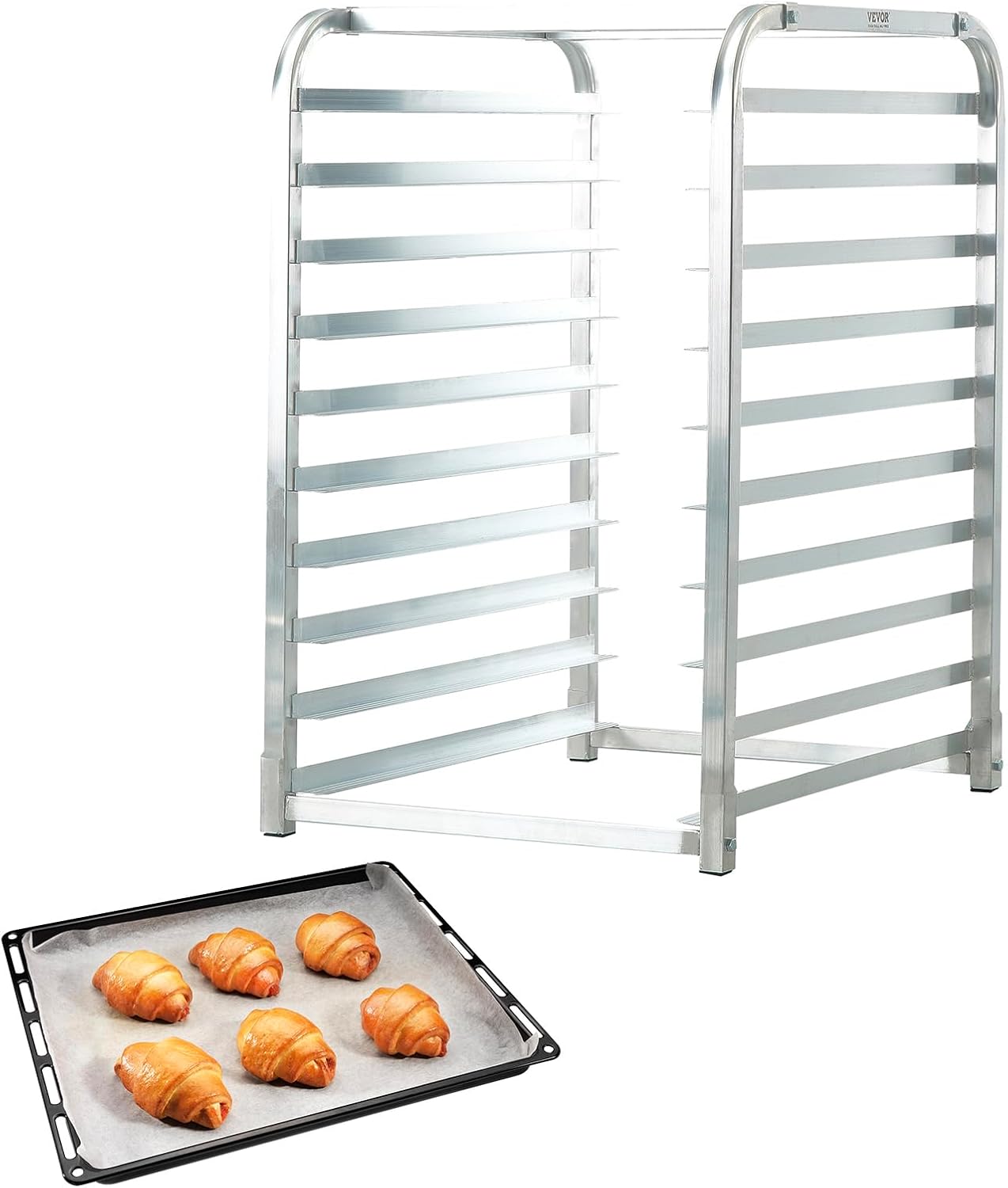 Happybuy 10-Tier Bun Pan Rack, 26″ L x 20.3″...