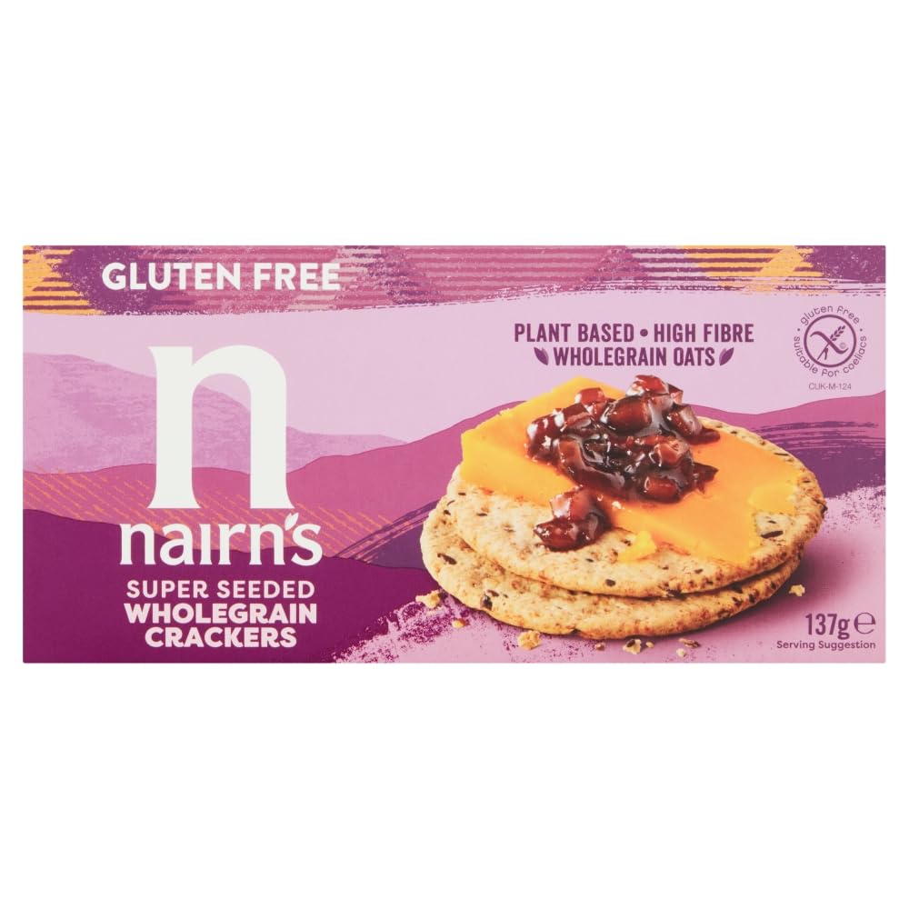 Gluten Free Seeded Crackers, 137g