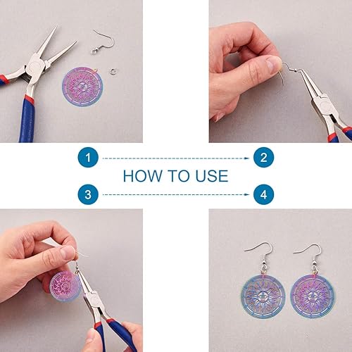 Miniatura 4 de Colgantes de filigrana del acero inoxidable de la galjanoplastia del ion(IP) 201, Acero inoxidable