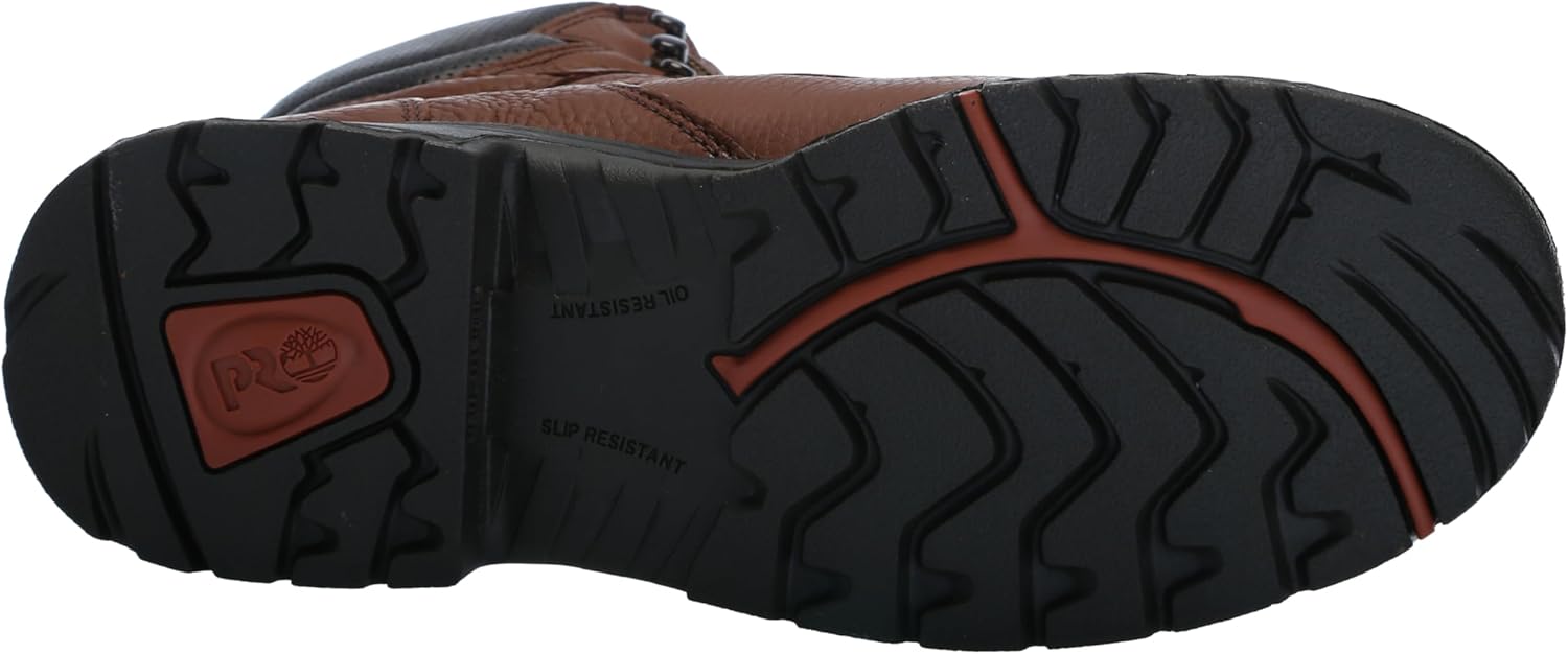 Timberland PRO Men's TiTAN 8 Inch Alloy Safety Toe Waterproof Industrial Work Boot, Cappuccino Brown-2024 NEW, 7.5W - Image 4