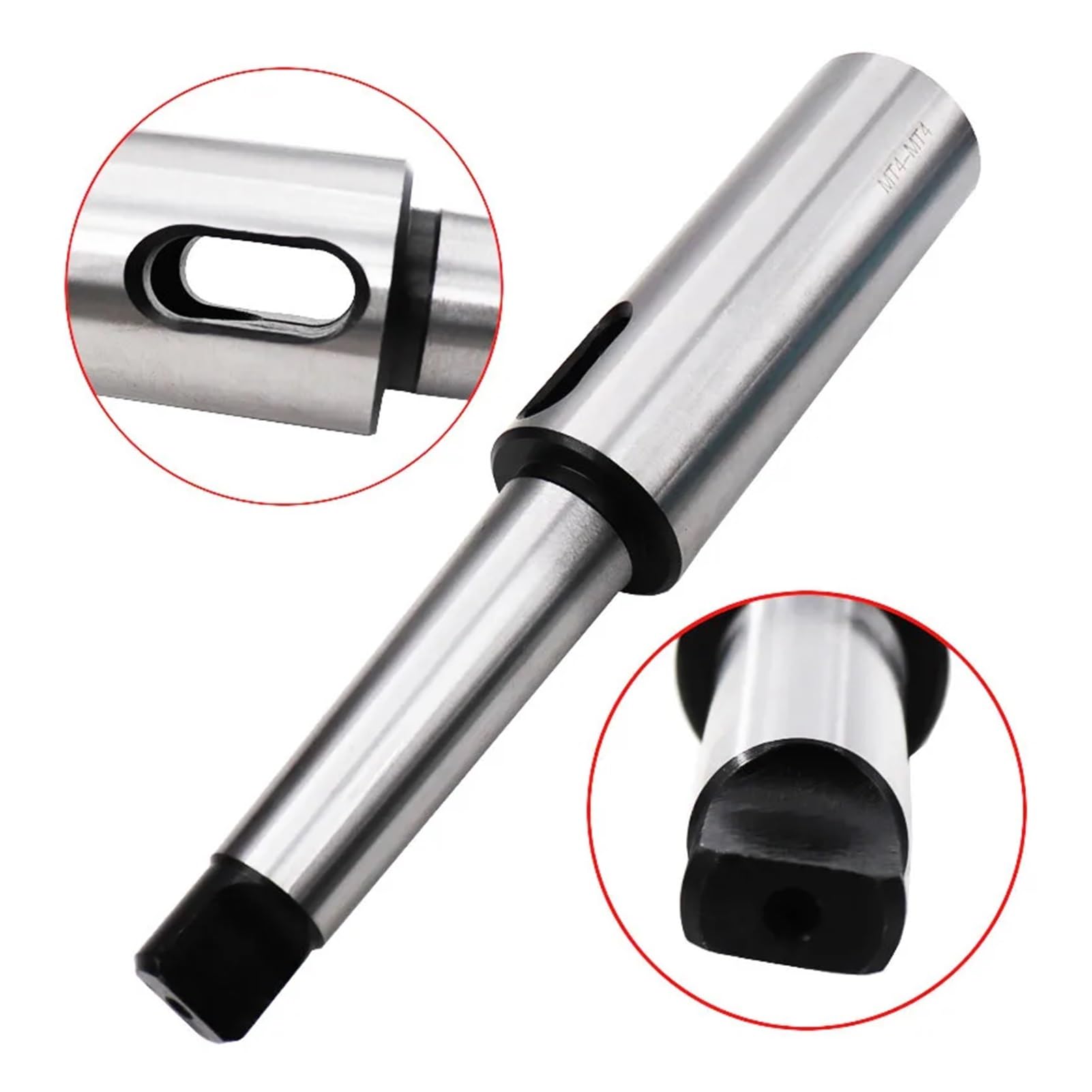 Morse'a tuleja redukcyjna, 1 sztuka, stożek Morse'a, gniazdo przedłużające, adapter tulejkowy MT1, MT2, MT3, MT4, adapter stożkowy Morse'a, rozszerzona redukcja, tuleja wiertnicza (MT4-MT3)
