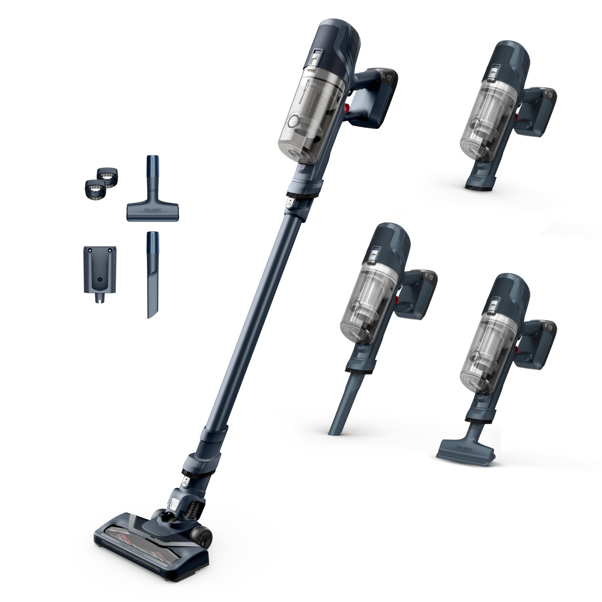 Rowenta X-PERT 6.60, Aspirapolvere senza fili, Scopa Elettrica LeggeraPulizia Senza Difficoltà, Motore da 100 W, 45 min. di Autonimia RH6831EO