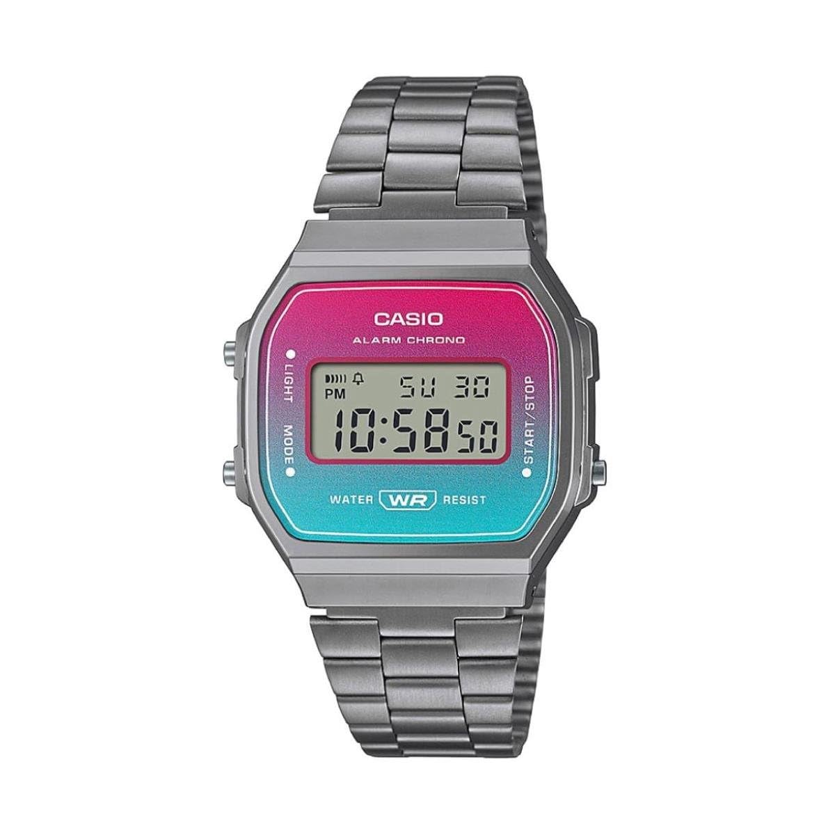 Casio Unisex-Adult Quartz Watch Turqouise / Pink / Silver