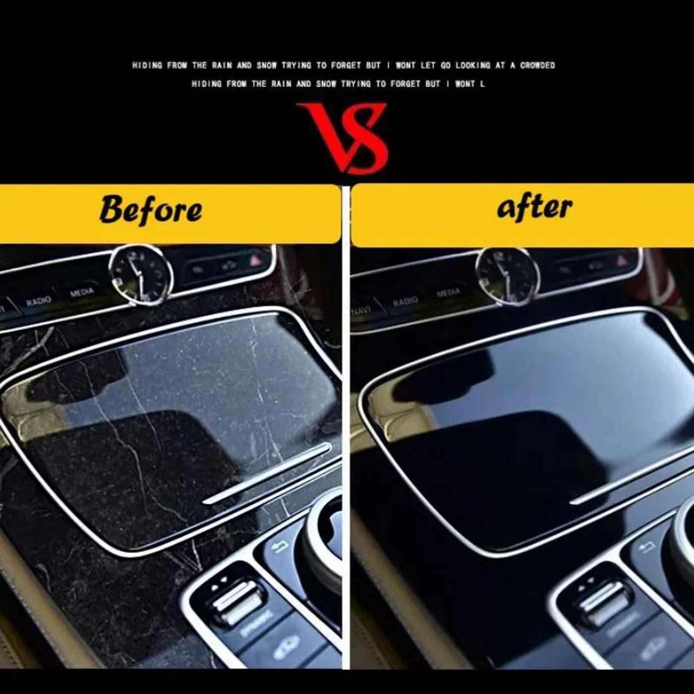 Pellicola Protettiva Trasparente in TPU per Interni Auto, per Console e carrozzeria, Compatibile con Zeekr 009 2021-2023.