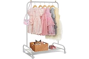 YGJT Kids Costume Rack Dress Up Wardrobe