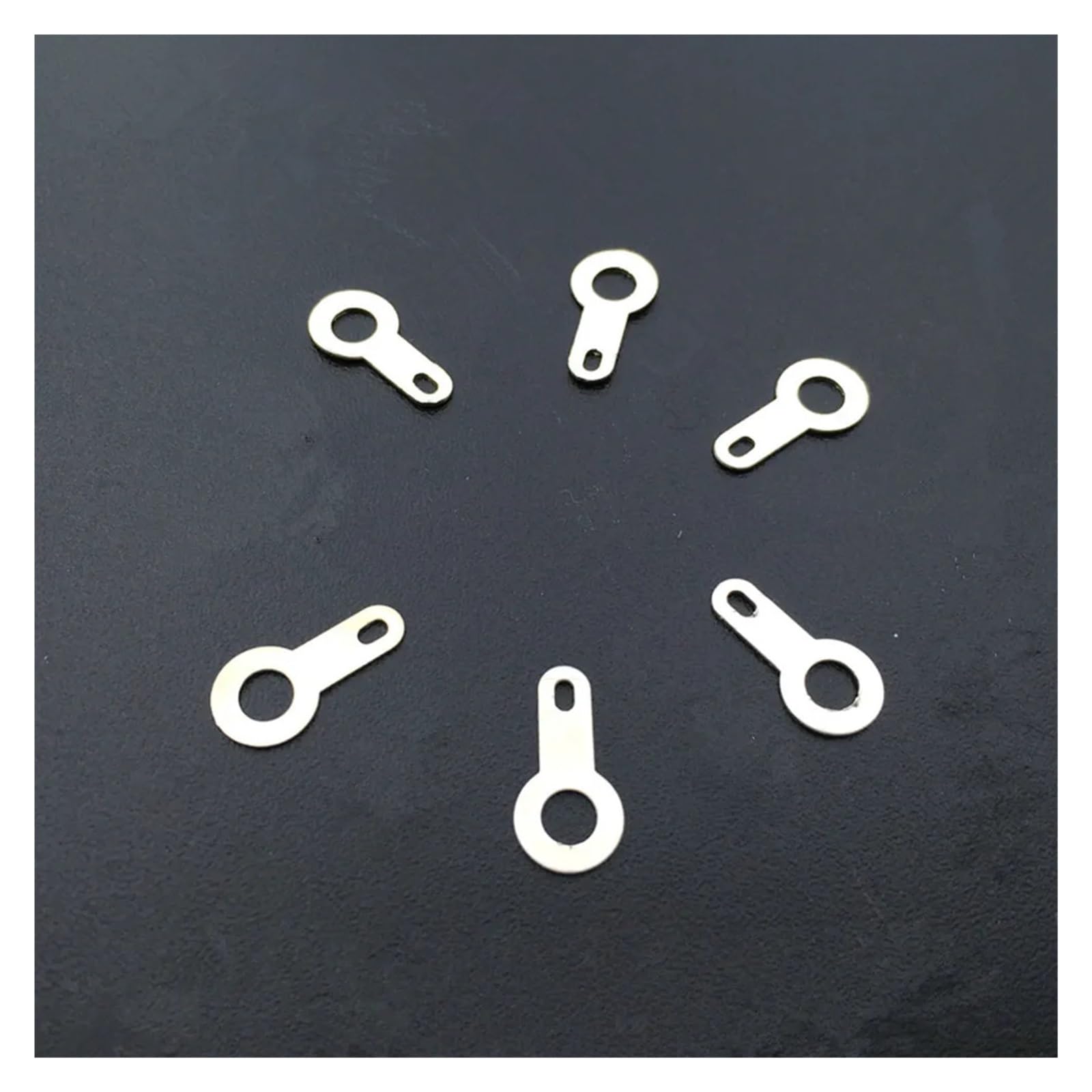 Einloch-Kabelschuh, Versilbertes Kupfer M2.2-M10.2 Rundschweißnaht(M8.2 20PCS)