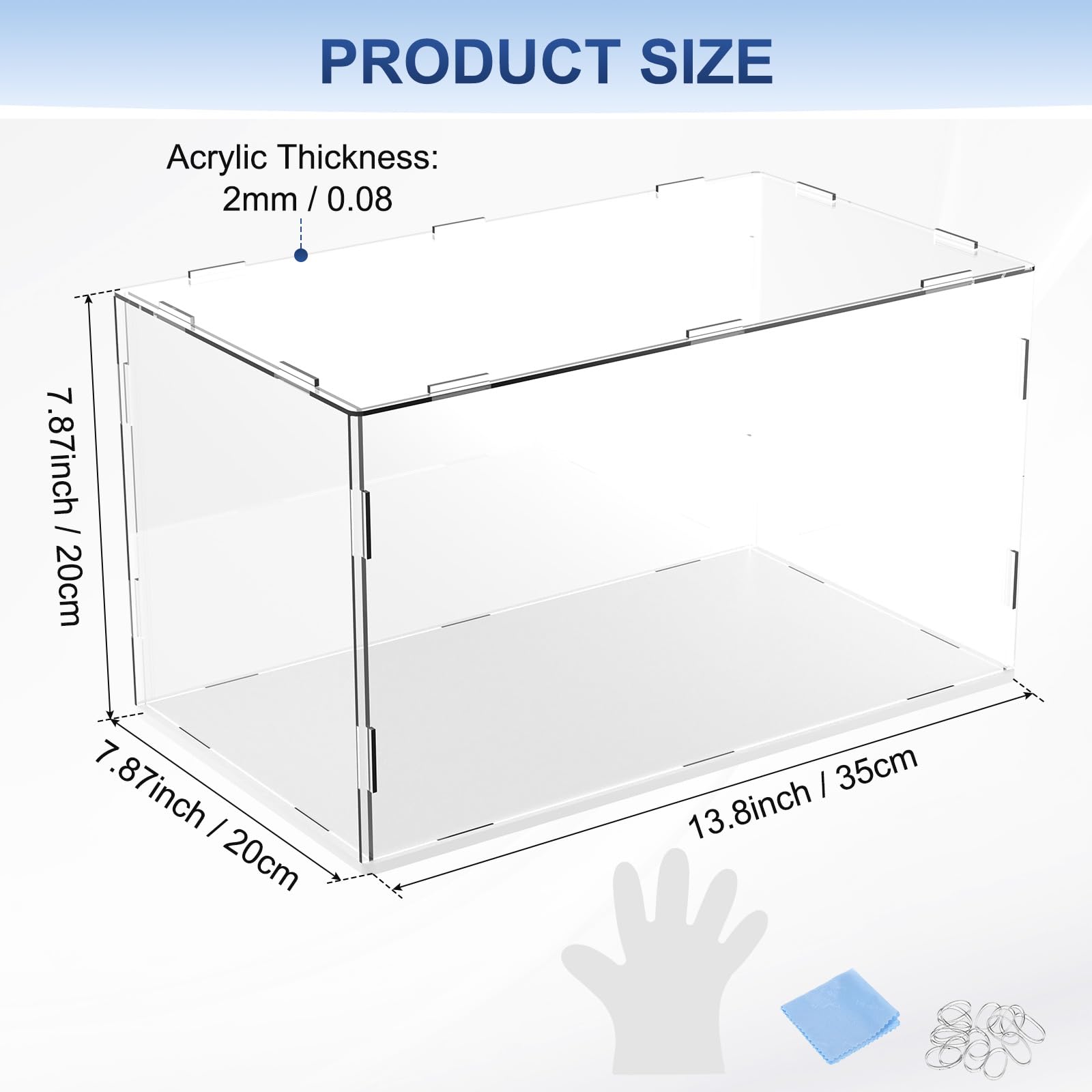 M METERXITY 1-Pack Acrylic Display Case - Image 3