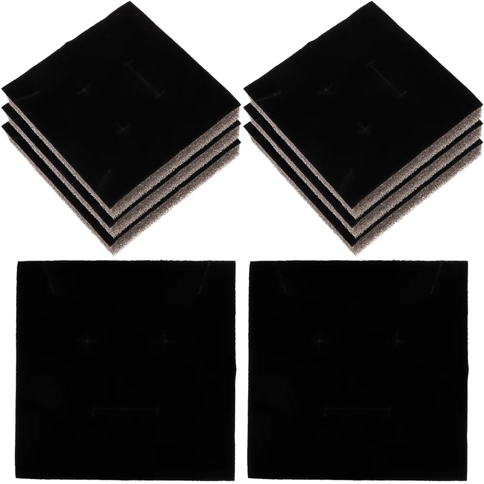 LSNNMU 20pcs Jewelry Box Sponge Insert Pad Earrings Ring Display Mat Foam Showcase Tray Inner Liner DIY Organizer For Jewelry(5x5x1.5cm)