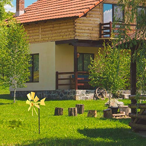 Hemoton Cata-Ventos de Jardim Cata-Ventos de Gramado Moinho de Vento de Metal Cata-Vento para Festa