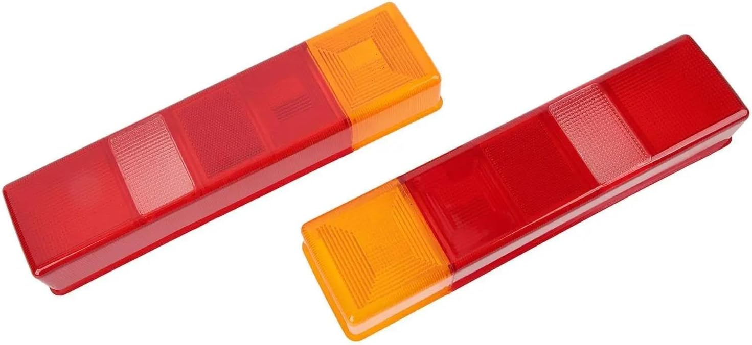 Car Tail Light 2PCS Rear Light Lens Left Right for Ford for Transit MK3 MK4 MK5 MK6 BP17 1547 Tail Lamp Cover Rear Stop Lights