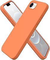 Vista 23 de ORNARTO Funda compatible con iPhone 16e de 6.1 pulgadas (2025), silicona líquida de 3 capas cubierta completa de goma de gel suave, funda protectora