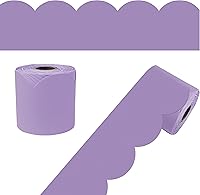 Vista 35 de Carson Dellosa Farmhouse 65 pies de bordes de tablaroca de gingham negro y blanco para tablón de anuncios, 1 rollo de borde festoneado para pizarra