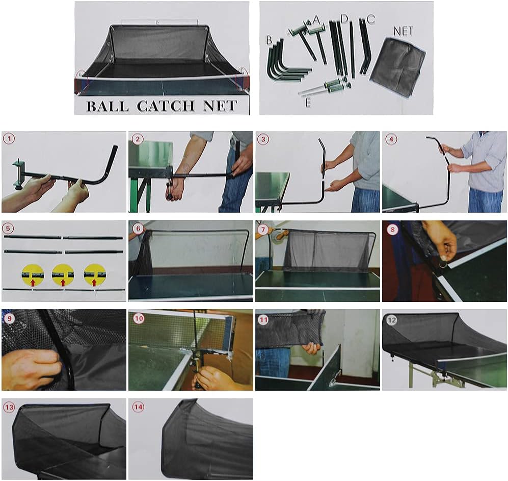 Table Tennis Ball Catch Net Table Tennis Ball Collector Net Table Tennis Robot Training Table Tennis Accessories