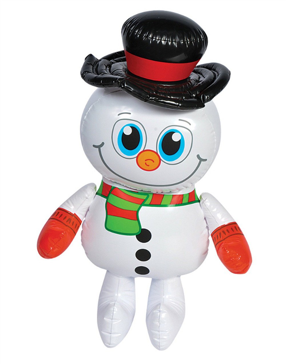 Rhode Island Novelty Muñeco de Nieve de 24 Pulgadas, inflado, sintético, como se Muestra