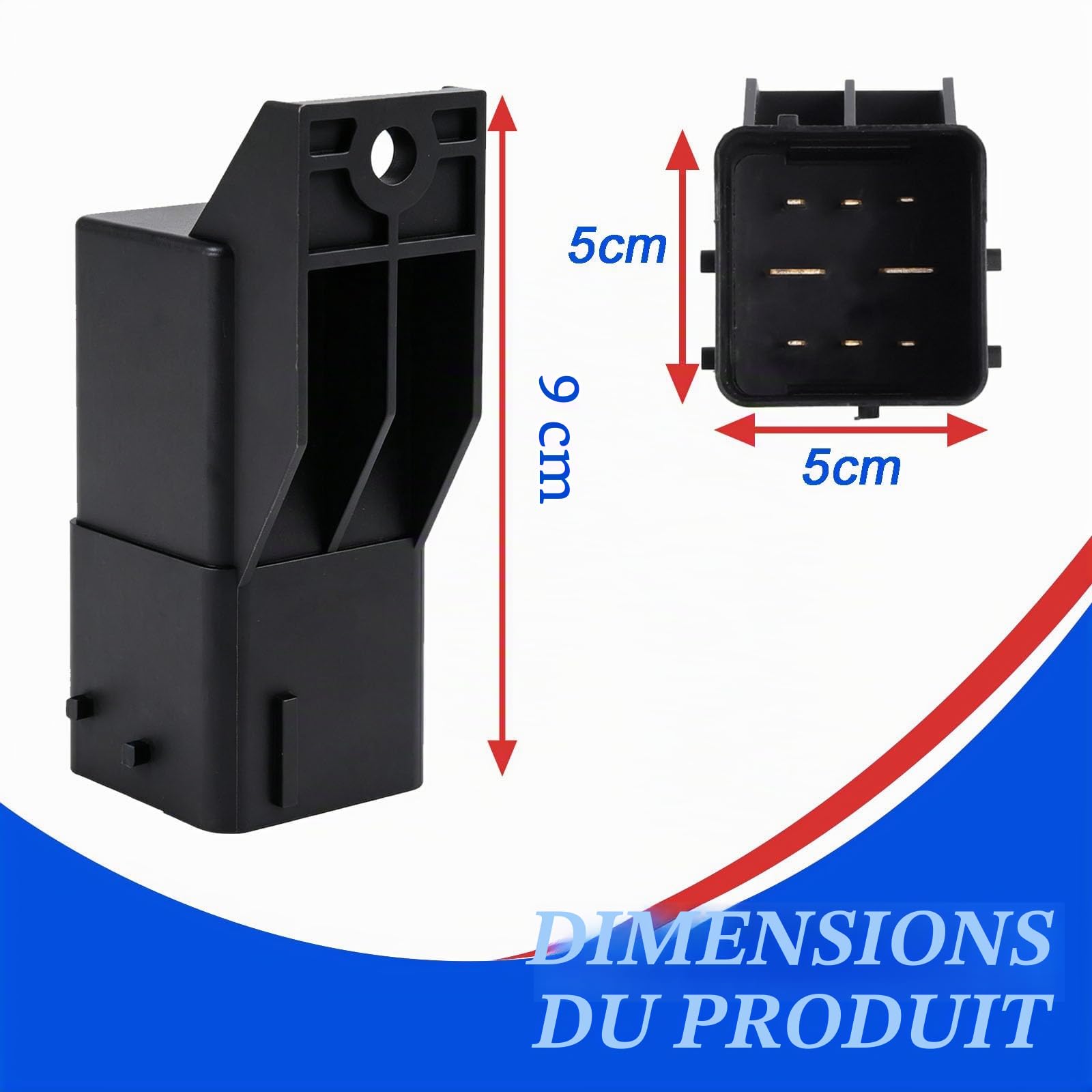 Relais de préchauffage 12V 8 broches Bougie de préchauffage Unité de contrôle Pour Citroën Berlingo Peugeot 206 207 308 Diesel 9640469680 598140