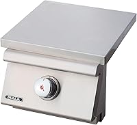 Vista 2 de Bull Slide-In Pro - Quemador lateral de gas natural con tapa de acero inoxidable - 60019