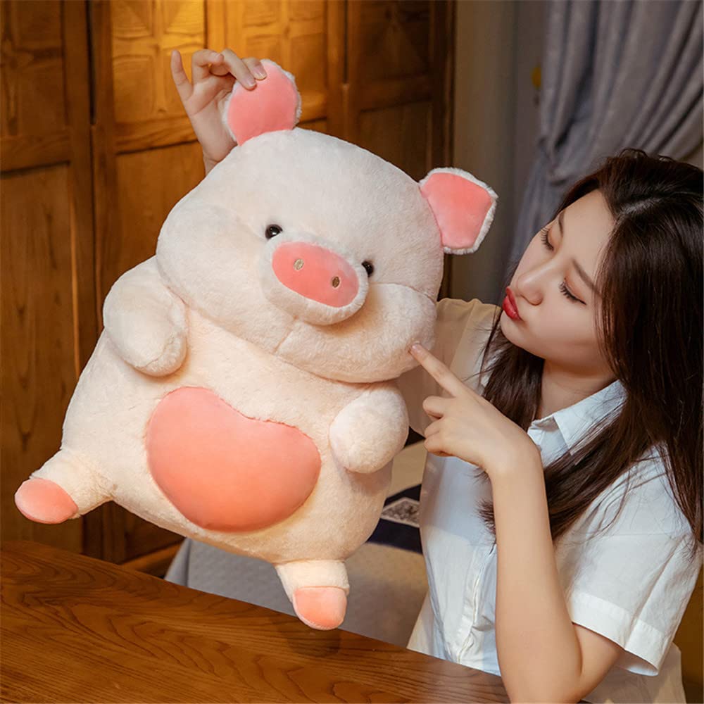 Amazon.co.jp: かわいいピンクのブタのぬいぐるみ、ハート型のデザイン