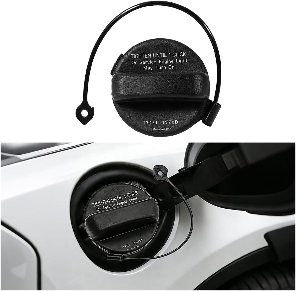 Car Gas Tank Cap, Vehicle Fuel Tank Sealing Filler Cap Replaces OEM #17251-3JA0A 17251-9BD0E, Compatible with Frontier, Altima, Murano, Pathfinder, Versa Note, QX60