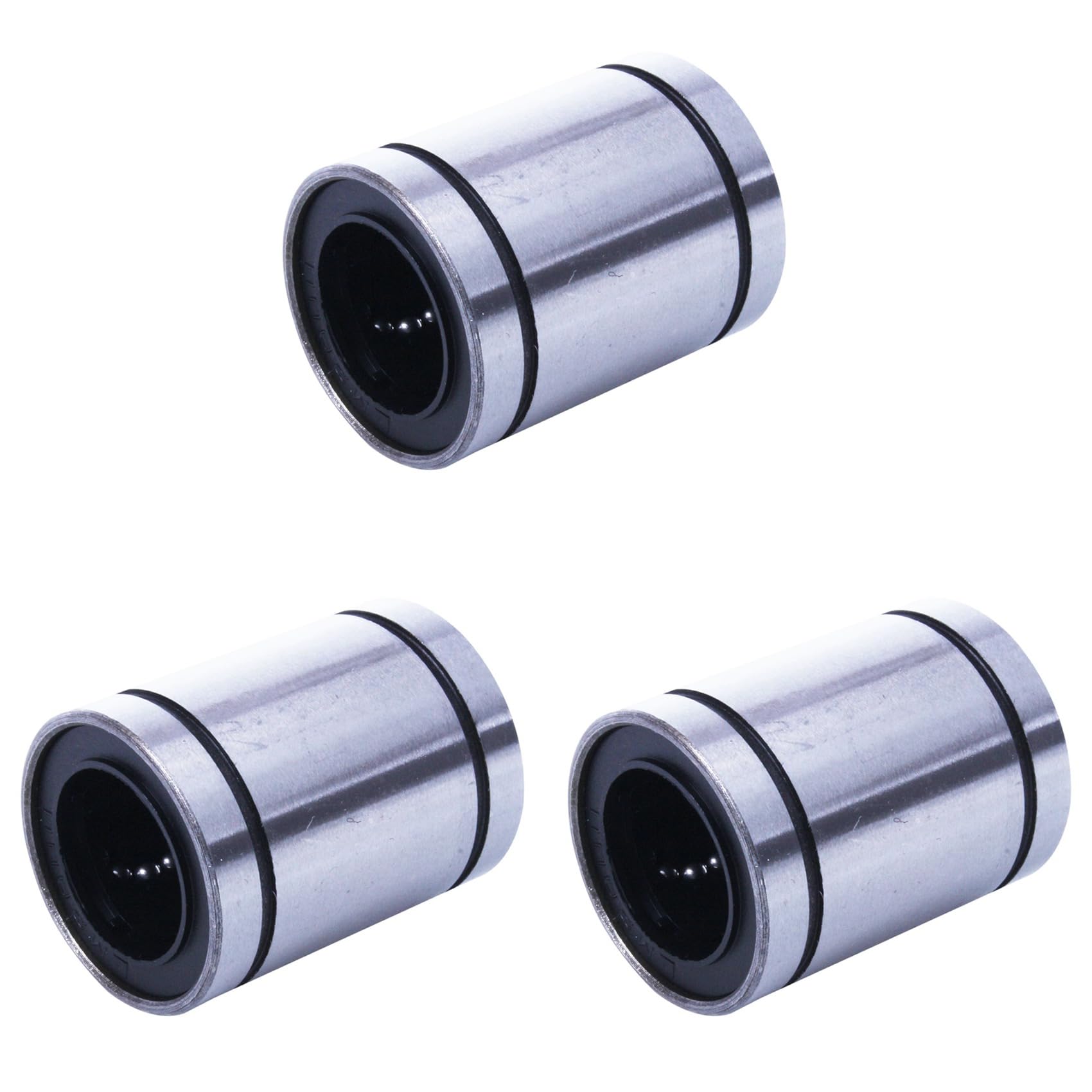 Jnchdghwa Silver 3X Lm20uu 20Mm Inside Dia Linear Motion Ball Bush Bearing Bushing