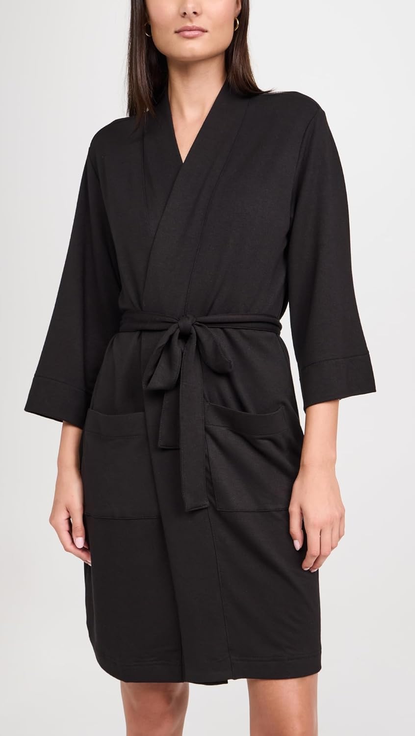 PJ Salvage Womens Loungewear Jammie Essentials Mid-Length Robe - Image 2