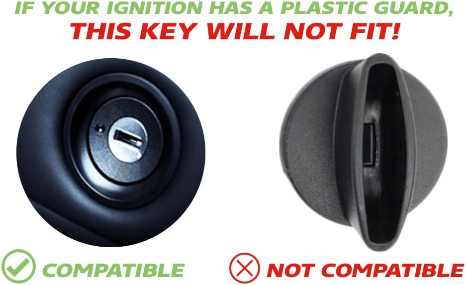 Exclusive Special KeylessOption Keyless Entry Remote Control Uncut Blank Car Ignition Key Fob Replacement for CWTWB1U793 (Pack of 2)