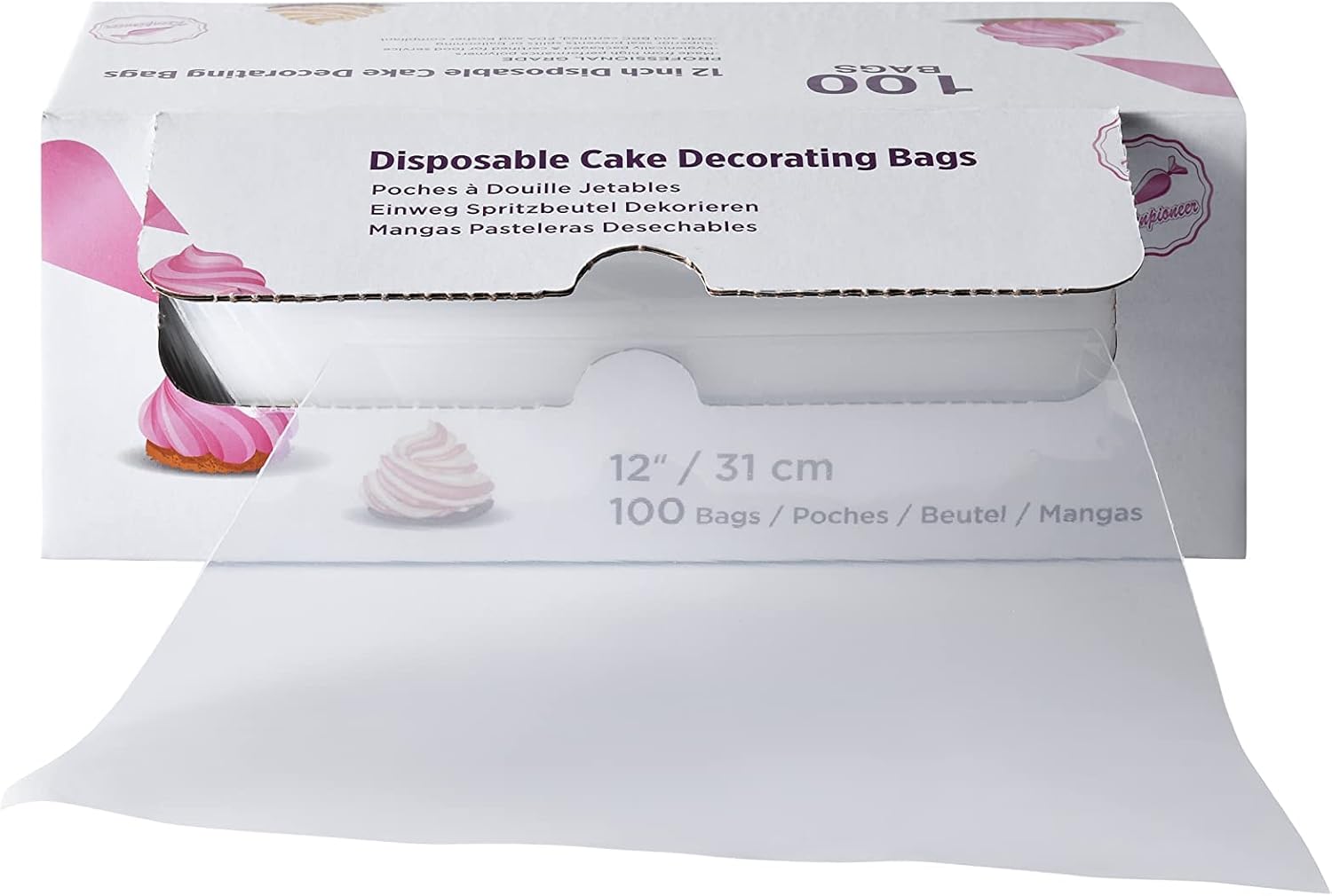 Buy Keenpioneer Piping Bag Disposable Cake Decorating Bag 100 Count