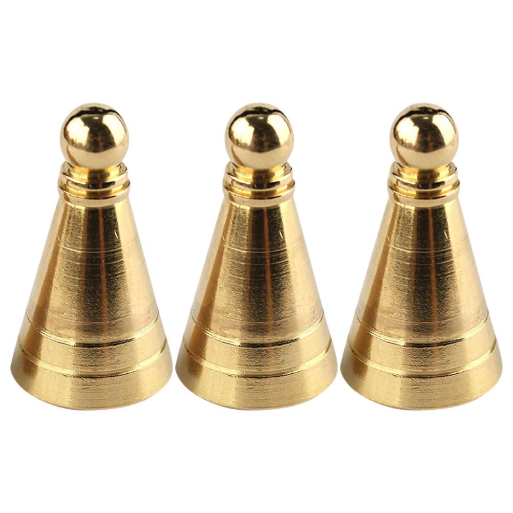 Cabilock Ensemble De 3 Moules À Cônes D'Encens en Laiton pour Fabrication D'Encens Cône DIY Accessoires Polyvalents pour Projets Artisanaux Et Salon De Thé 1.38X0.79X0.79In