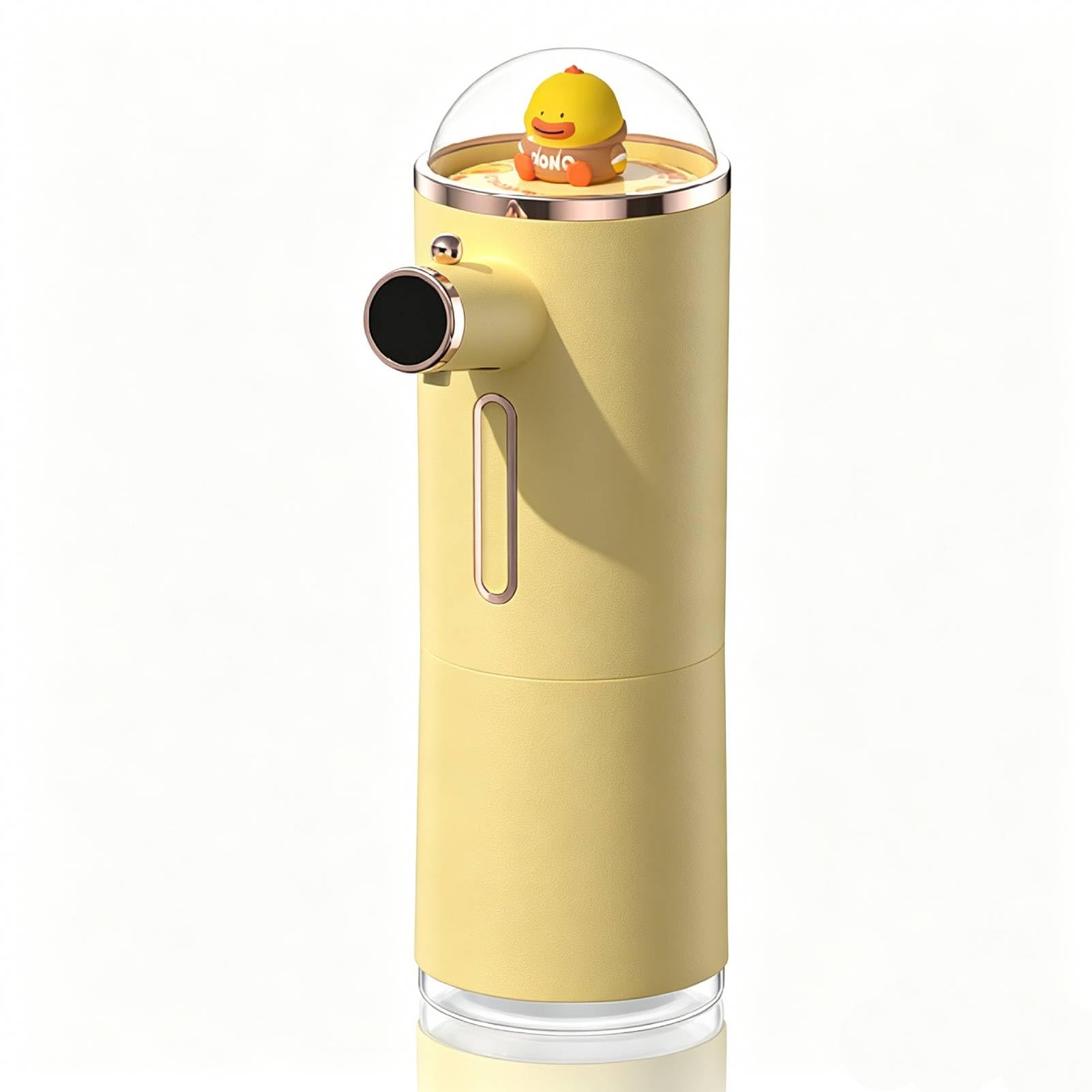 Dispensador Automático De Jabón, Lindo Dispensador De Jabón Sin Contacto De Espuma Dispensador De Jabón De Manos Espumoso Dispensador De Jabón De Manos para Niños con Forma De Animal(Yellow)