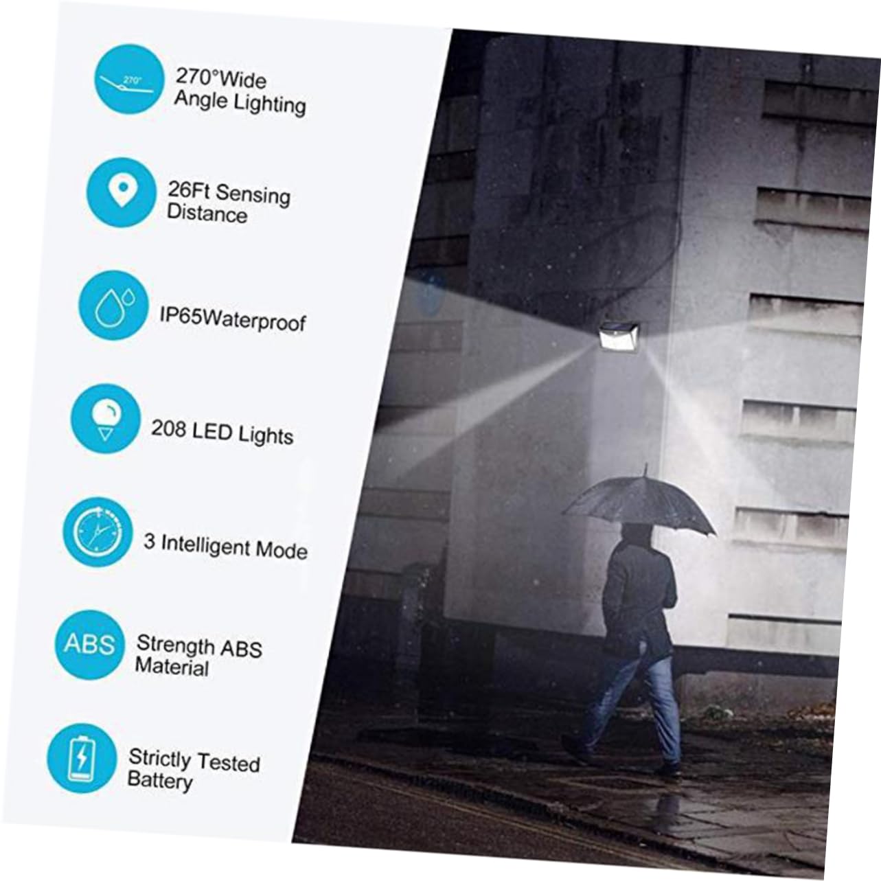2szt Solarna lampa ścienna LED zewnętrzne światła zasilane energią słoneczną Solarna lampa ścienna na ogrodzenie Solarna lampa bezpieczeństwa Solarna lampa tarasowa Garażowa lampa słoneczna Sportowe ś