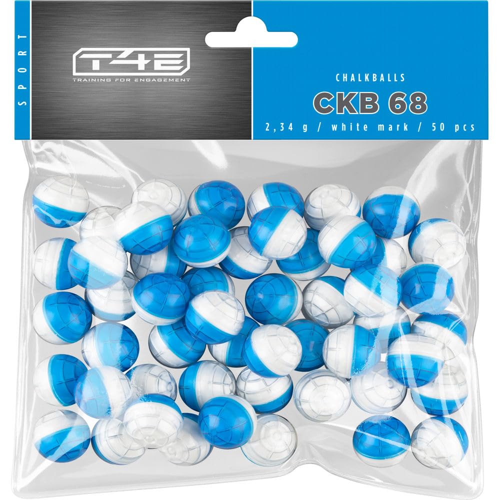 T4E Chalkball CB68, Cal.68, 50 Stück, Kreidekugeln