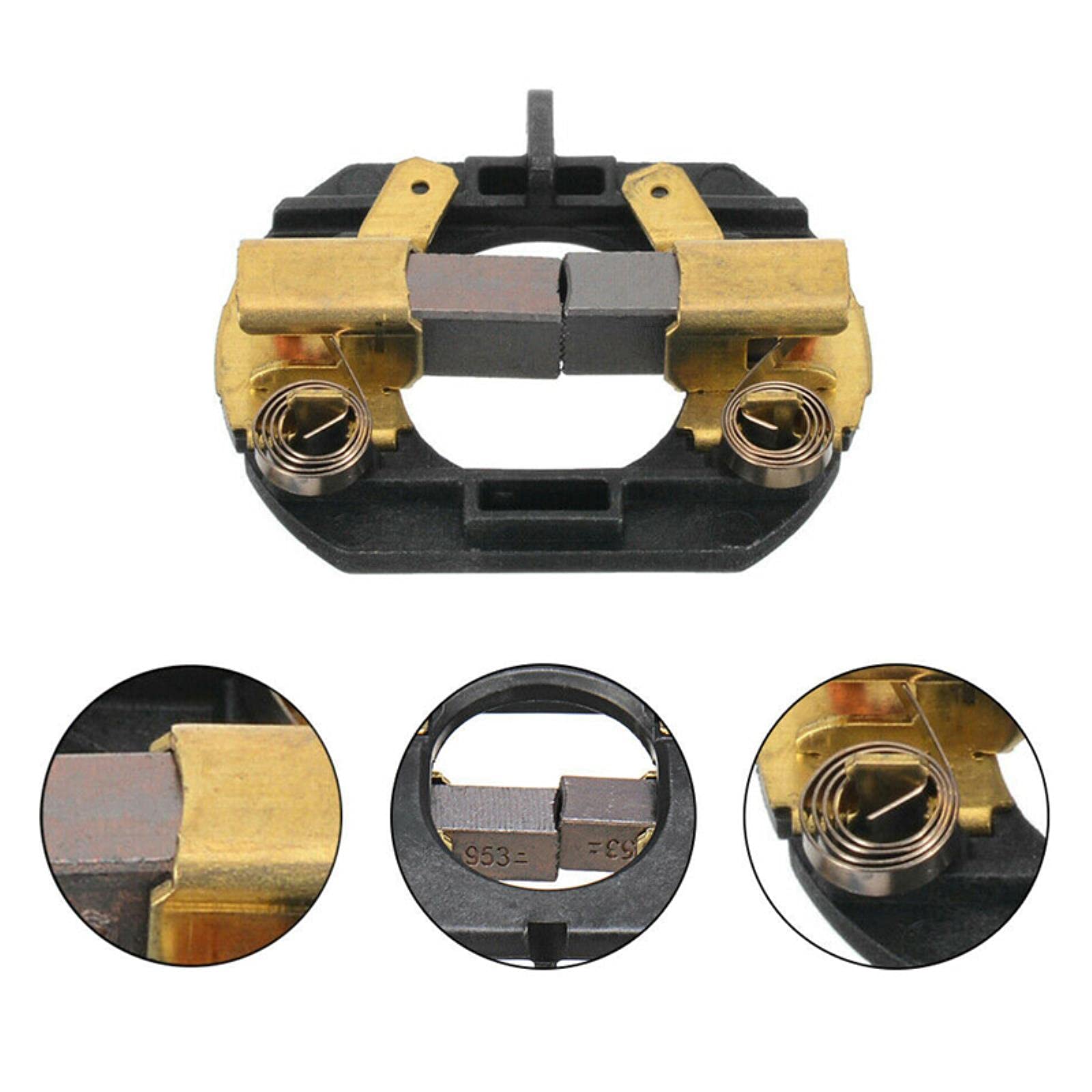 Balais Charbon + Support Métal Perceuse DCD730 DCD735 DCD780 DCD785 - Pièces Rechange DeWalt