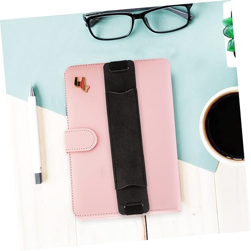 Miniatura 9 de NUOBESTY 6 unids titulares de cuero individual bolsas de cuaderno banda para cubiertas bandas mangas elásticas con soporte lápices manga pluma