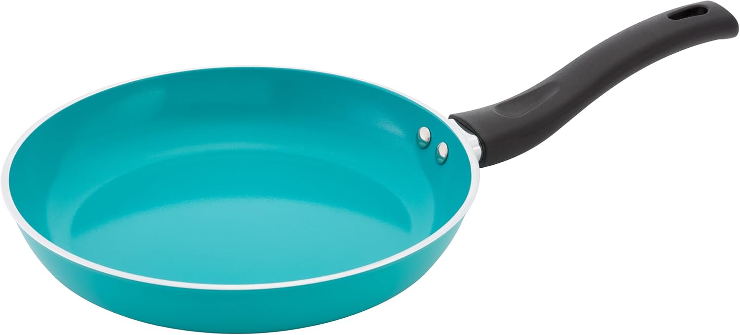 Judge Ceraglide 24cm Frying Pan – Non-Stick Ceramic Coating, Easy-Clean, Induction Compatible - Turquoise