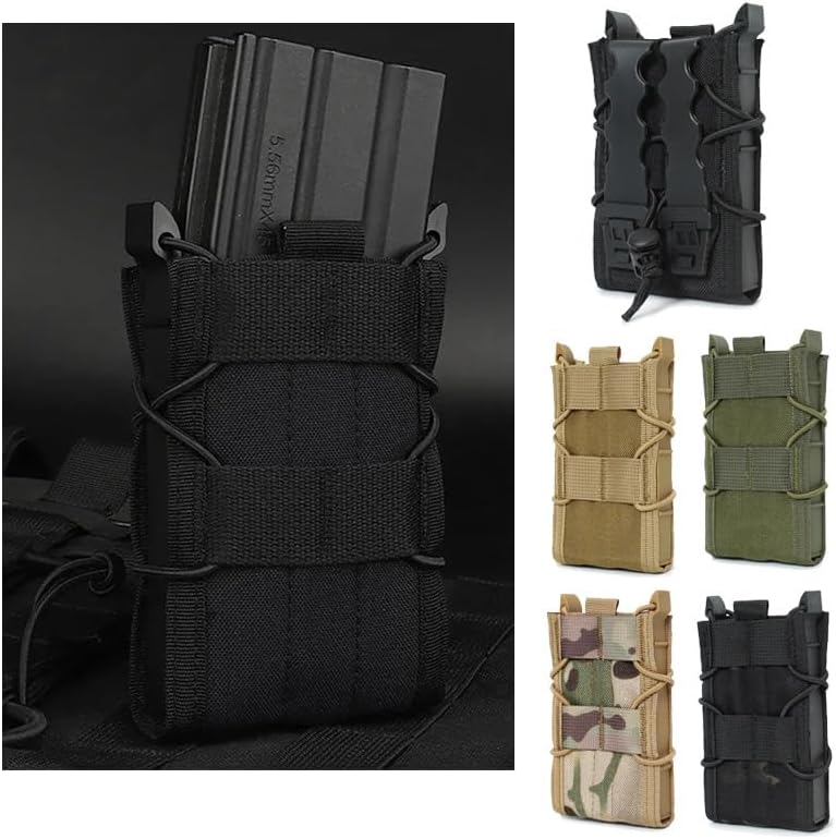 Molle Vest Accessory Camouflage Pack Fast Cartridges Clip Ammunition Carrier Ammo Holder Tactical Mag 5.56 Magazine Pouch