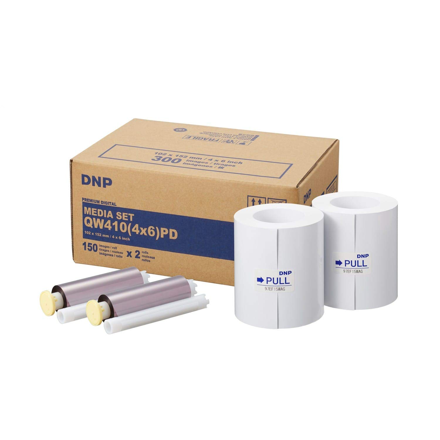DNP Thermischer Verbrauchsstoff für DP-QW410 (Premium Digital) – 300 Drucke, 10 x 15 cm