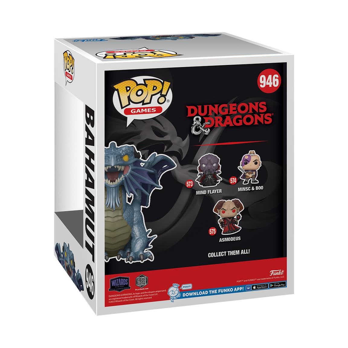 Funko POP! Dungeons and Dragons Bahamut 4.85-in Vinyl Figure GameStop Exclusive, 71759, Metallic, Super - Image 2