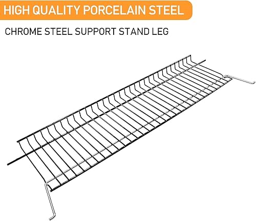 Miniatura 4 de Hisencn Rejilla de calentamiento para Charbroil 463436215, 463436214, 463436213, 463432114, 463436414, estante superior de acero de porcelana de 29