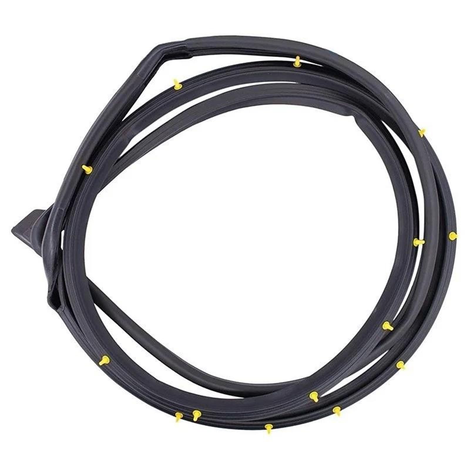 Hrqctim Rear Right Car Window Seals Car Door Weatherstrip Moulding Seal Strip Front Rear Left Right For Civic Sedan 2006 2007 2008 2009 2010 2011(Rear Right)