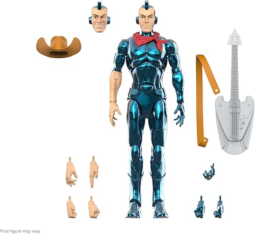 Miniatura 9 de Super7 ULTIMATES! SilverHawks Steelwill (Versión de Metal VAC) - Figura de acción de 7 pulgadas de SilverHawks con accesorios, coleccionables
