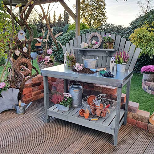 Promadino Gärtnertisch Helga, grau