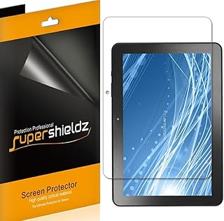 Supershieldz (3 Pack) Designed for Insignia 10/10.1 inch Flex (NS-P10A7100 / NS-P10A8100 Model Only) Screen Protector, High Definition Clear Shield (PET)
