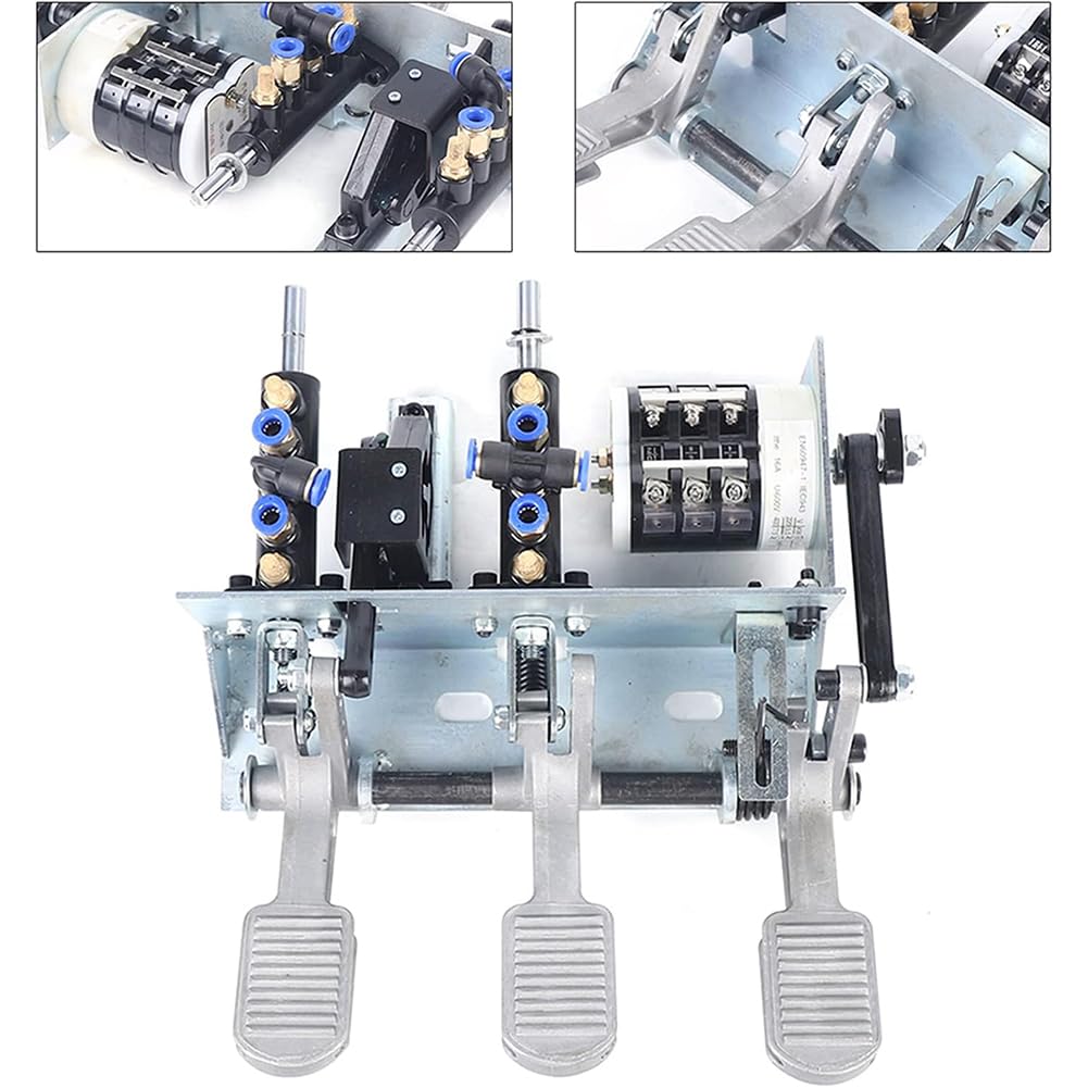 3 Pedales Neumática Máquina Desmontadora De Neumáticos Válvula De Control De Aire, Marco De Aleación Pedal De Control Válvula Desmontadora De Neumáticos, Tubo De 8mm