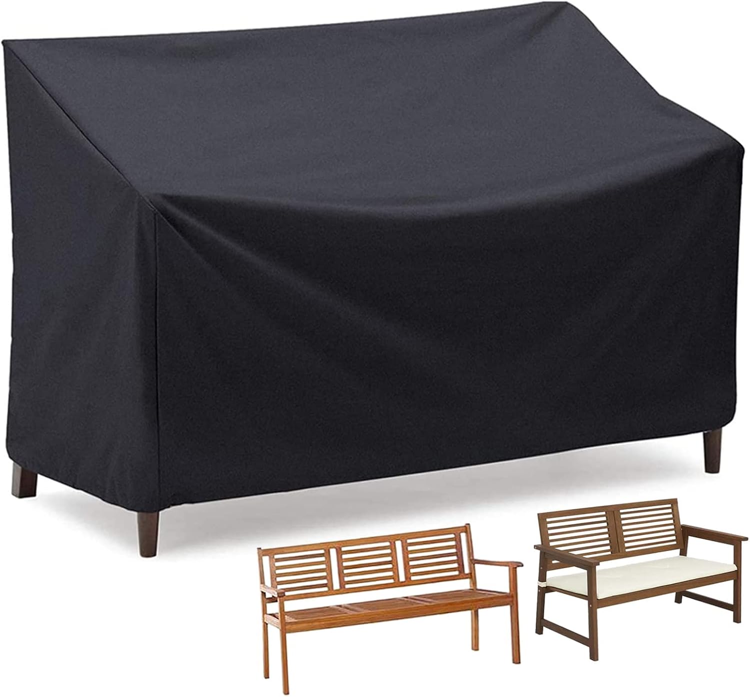 Kingling Outdoor Bench Covers, Patio Loveseat Cover Waterproof Bench Covers for