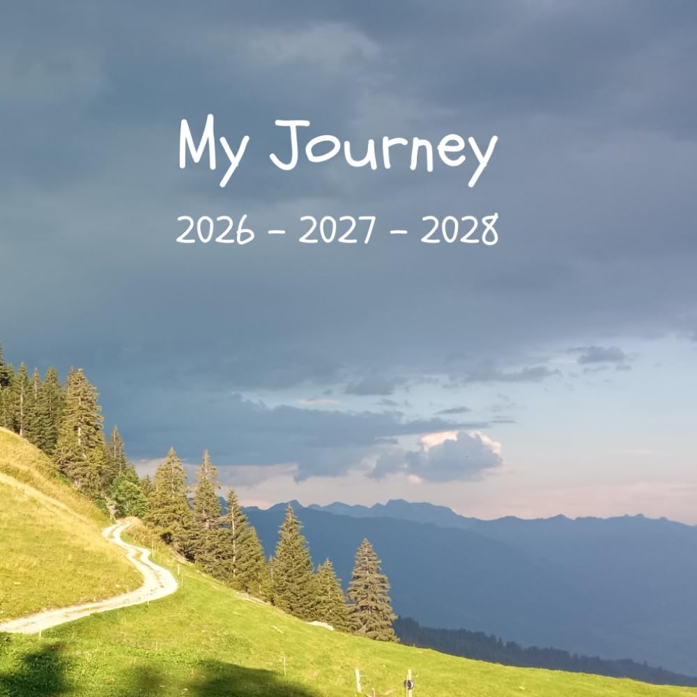 My Journey: 2026 - 2027 - 2028 oubliez la dispersion avec ce carnet de suivi global