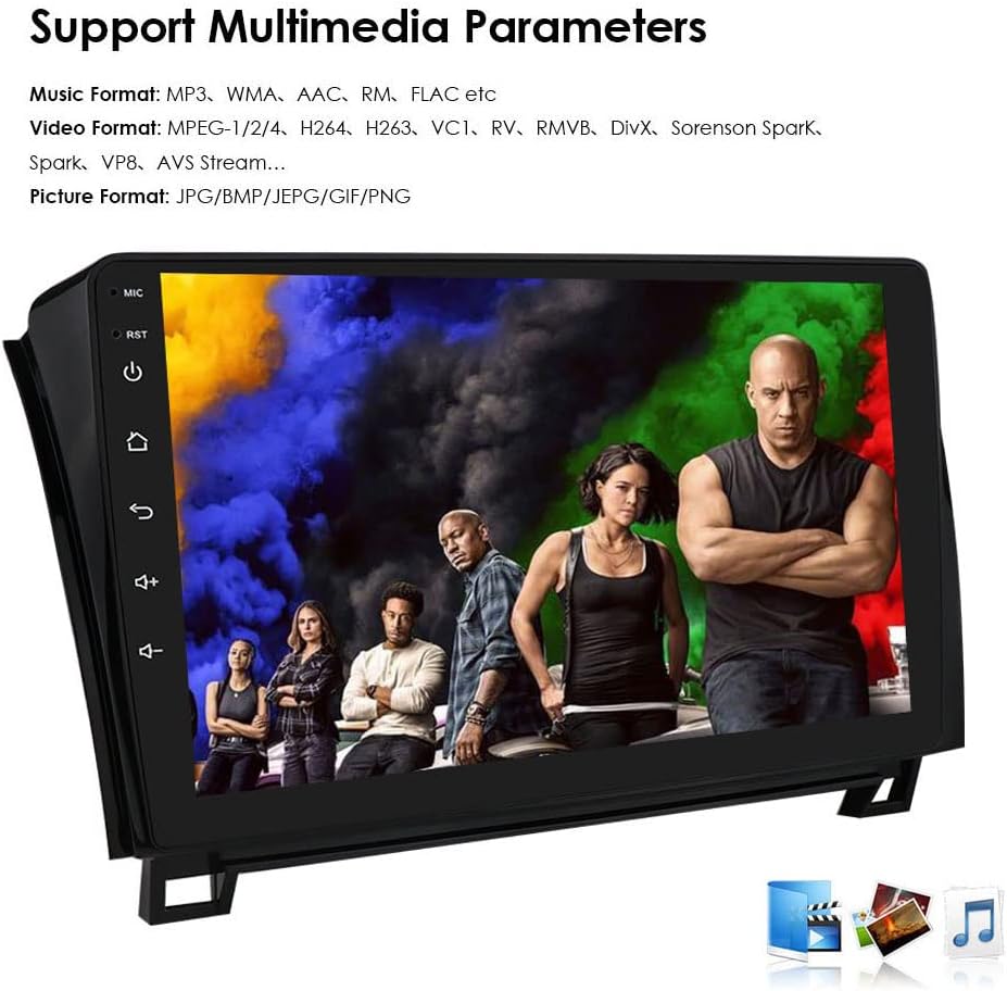 Rеvіеw Dіѕсоunt Hizpo 10.1 Inch Car Radio Stereo for Toyota Tundra 2007-2013, for Toyota Sequoia 2008-2017, Android 10 Touch Screen GPS Navigation Compatible with Apple Carplay, Support Bluetooth, Backup Camera, SWC