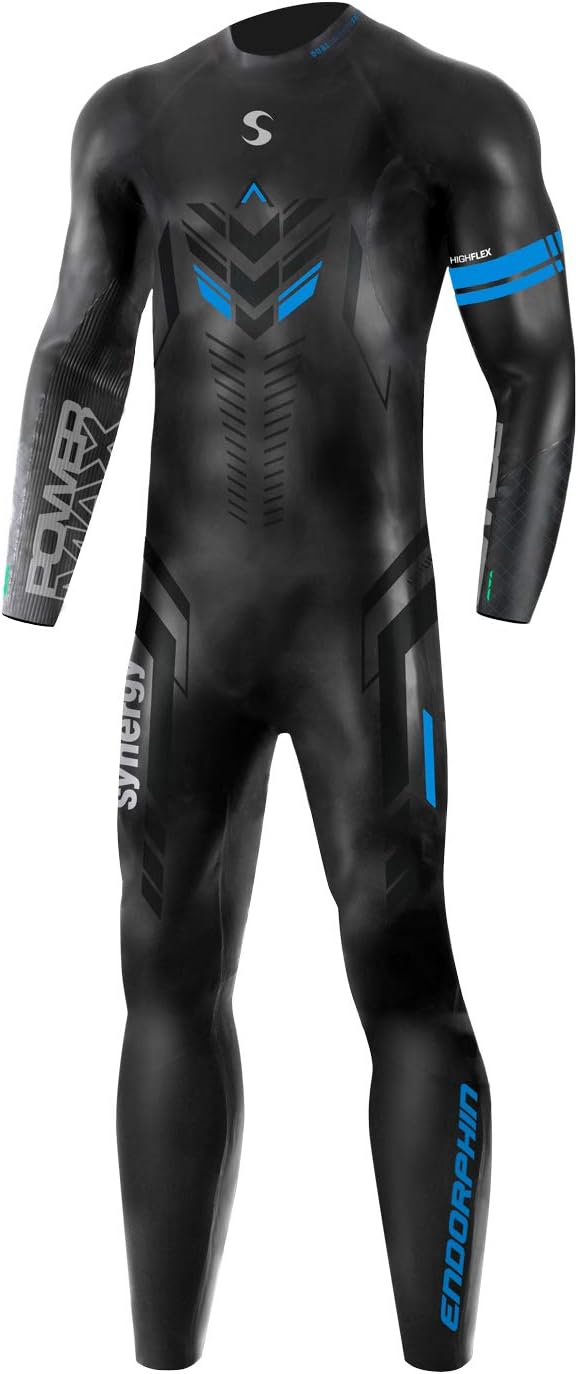 Triathlon Wetsuit Men’s Endorphin Full Sleeve Neoprene for Open Water Swimming