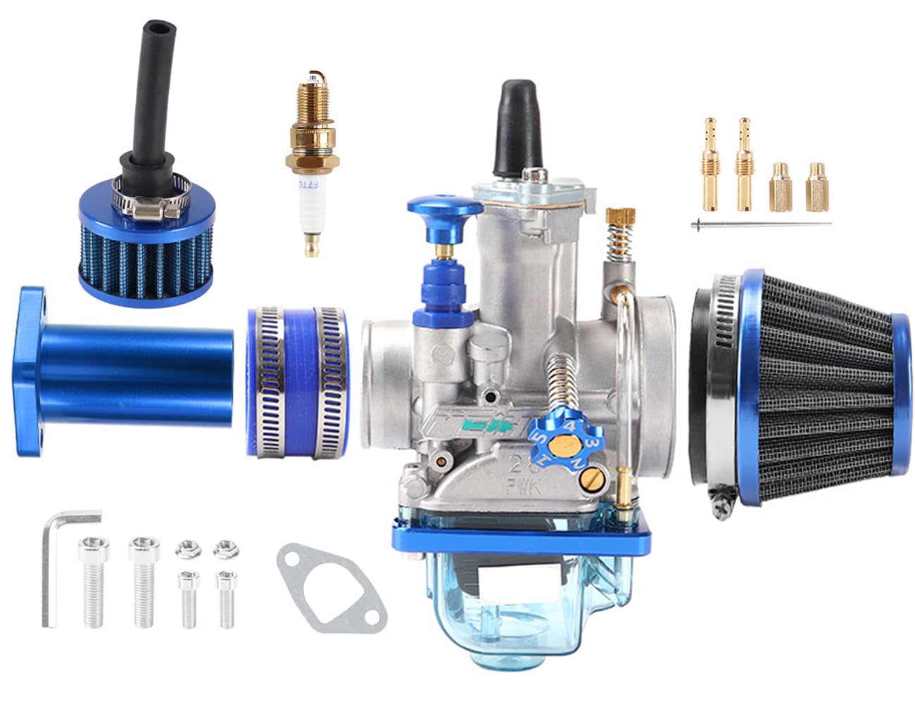 Amazon.com: PWK Carburetor 28MM Carb with Intake Pipe Manifold Air