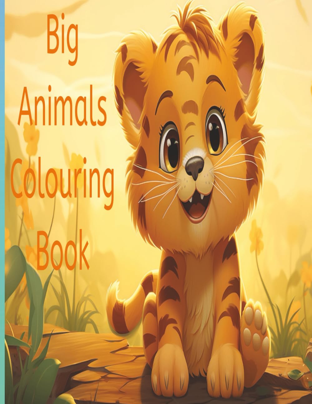 big animals colouring book